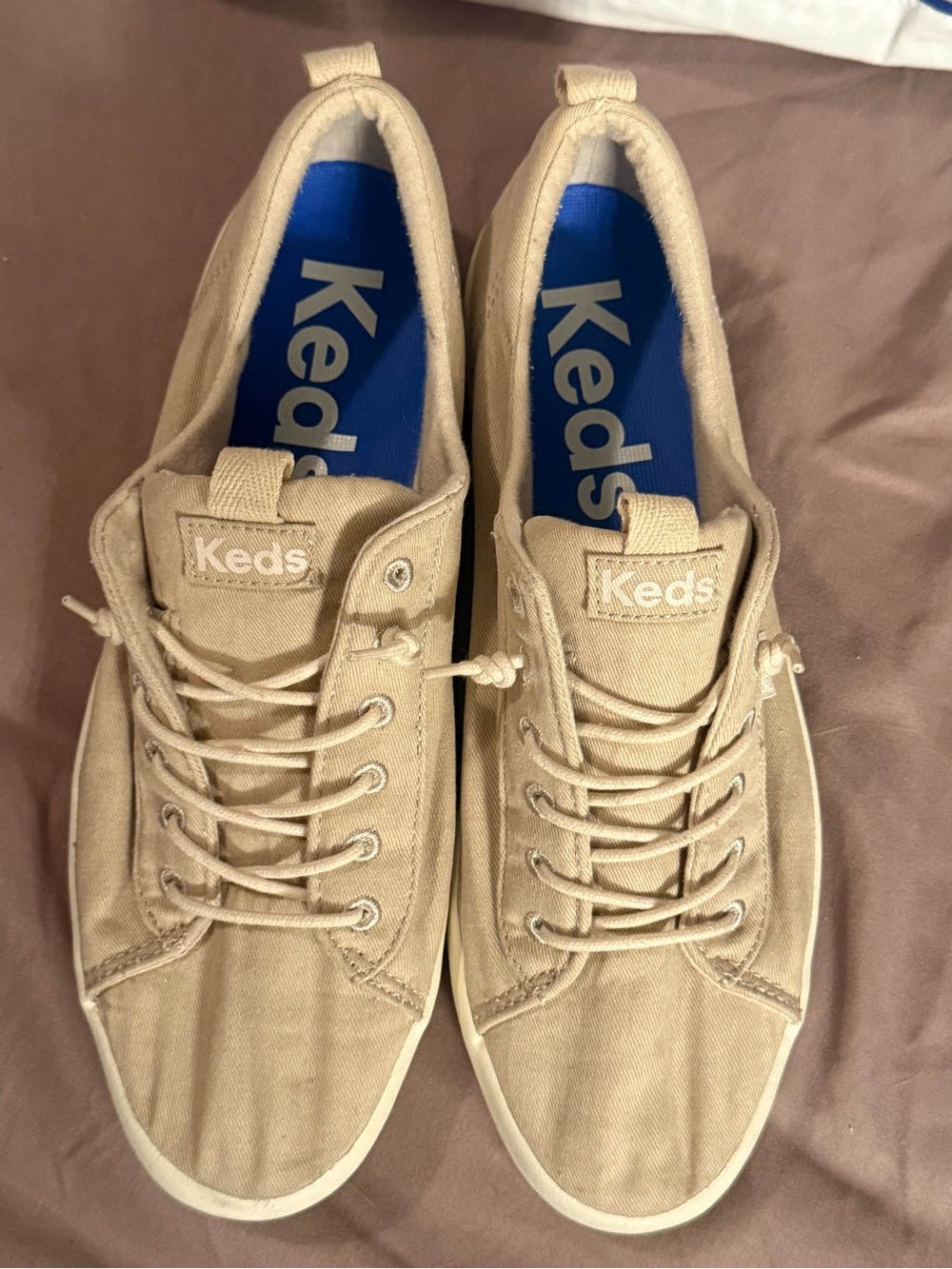 Keds Men’s Beige Canvas Sneakers
